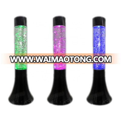 Novelty 14" Glitter light with bluetooth speaker