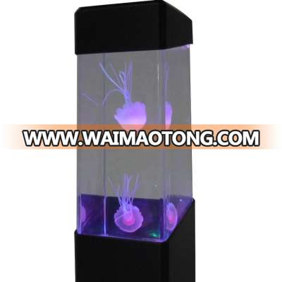 Christmas gift LED color changing Jellyfish aquarium lamp desk decoration