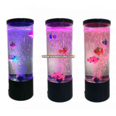 11inch LED color change Bubble fish aquarium night light