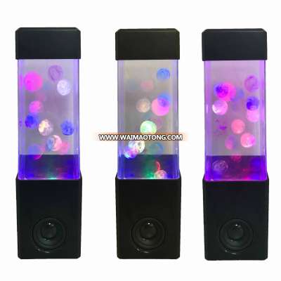 Novelty DIY LED color change Jelly ball light with bluetooth speaker