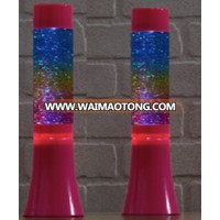 13"RAINBOW GLITTER LAMP