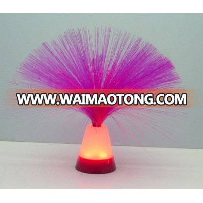 10.5" Wedding party decorative LED FIBER OPTIC color change table lamp