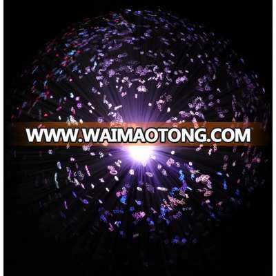 13"MULTICOLOR LED MOTOR ROTATING CHRISTMAS TWINKLING DECORATIVE FIBER OPTIC LIGHT