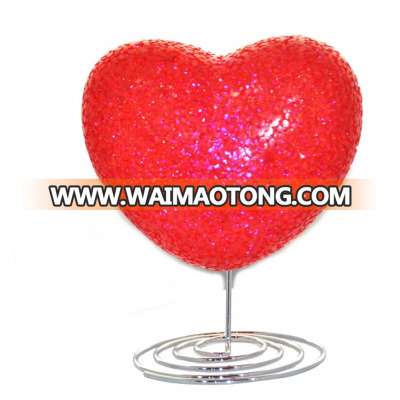 7INCH HOT SELLING LED EVA HEART SHAPE VALENTINE GIFT LIGHT