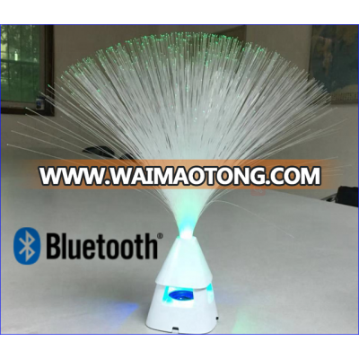 Rechargeable battery  blue tooth speaker fiber optic lamp