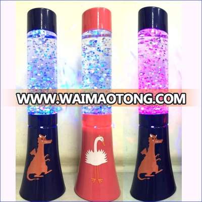 battery operated novelty glitter lamp