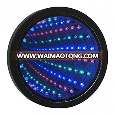 Infinity Mirror Tunnel Light LED Night Light 3D Mirror Wall Hanging Lights Desktop Lamp Wedding Festival Party Decoration Light