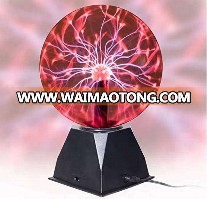 5/6/8" Plasma Ball Magic Sphere Lightning Crystal Globe Touch Nebula Light