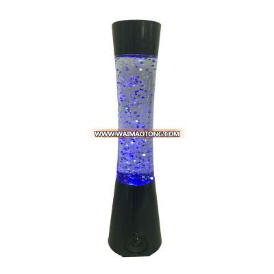 Novelty Glitter light with bluetooth speaker