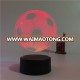 7 color change bulbing mood night light rechargeable battery powered 3d night light