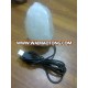 White USB Salt Lamp